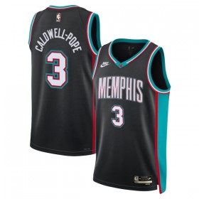 Memphis Grizzlies Kentavious Caldwell Pope Nike 2025-26 Classic Edition Musta Miesten Pelipaidat Swingman